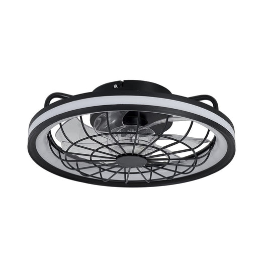 Ventilador de Techo Rafale 40 cm LED 50W 4800 lm CCT Negro CristalRecord - vista principal | CristalRecord