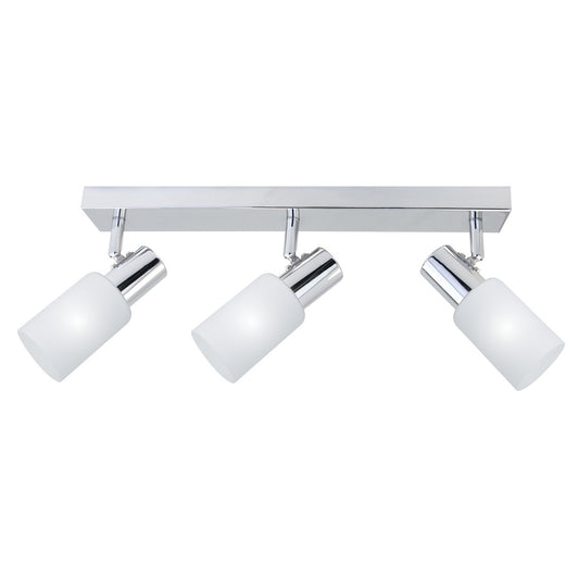 Regleta de Techo Samba 3 Luces Cromo y Cristal Opal AJP - vista principal | AJP / Alemar