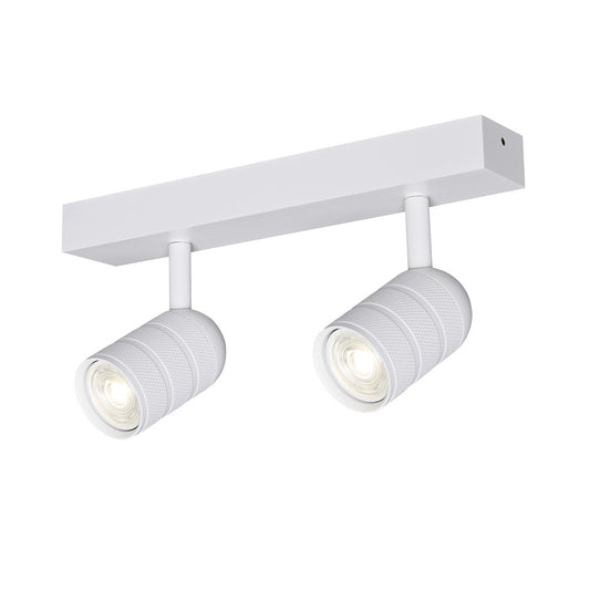 Regleta de Techo con Focos Orientables Mycro 218 mm 2xGU10 Blanco CristalRecord - vista principal | CristalRecord