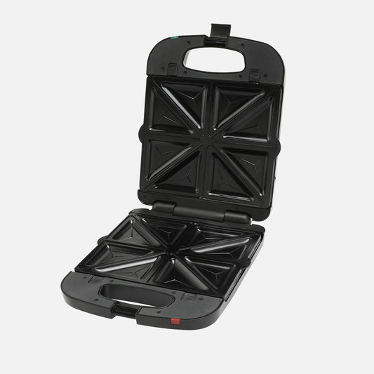 Sandwichera Teba Negro/Acero – vista 2 · Ref. 274810139