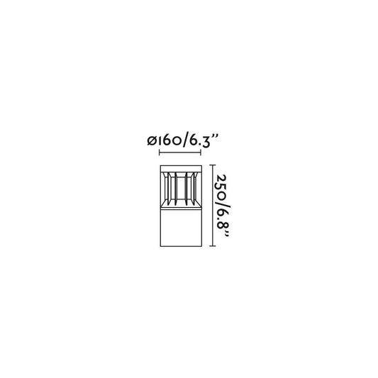 Sobremuro y Farola Exterior 7502 4000K – vista 2 · Ref. 751021