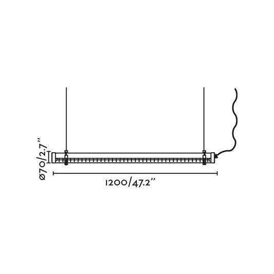 Colgante exterior 7575 – vista 2 · Ref. 75758-01