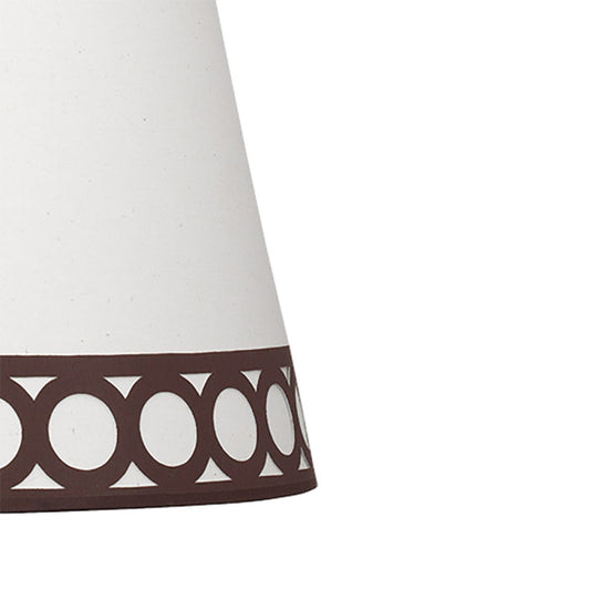 Pantalla de Sobremesa Dalia 25 cm Beige y Marrón Fabrilamp - imagen 2 | Fabrilamp / Abrila