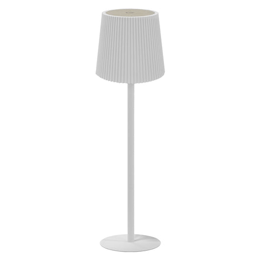 Lámpara de Pie y Sobremesa Sunset Oro Mate LED 5W Recargable AJP - Blanco | AJP / Alemar · Ref. 11728