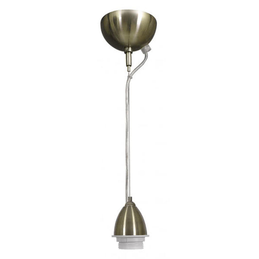 Montura Colgante Cuero E27 Altura Regulable Fabrilamp - vista principal | Fabrilamp / Abrila