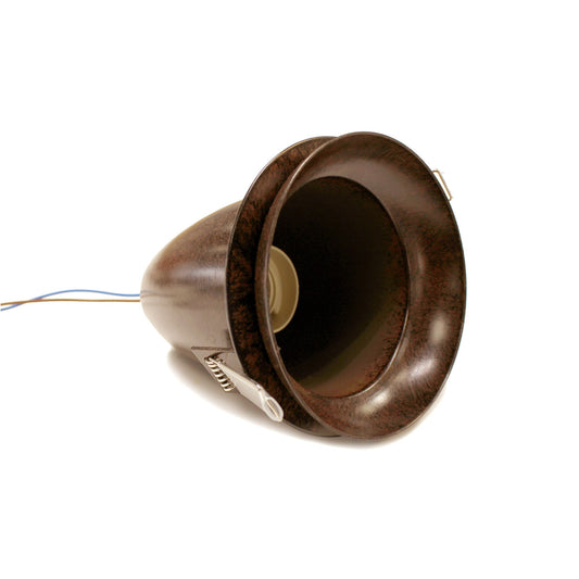 Empotrable Vintage Tejar Ø115 mm E27 60W Cobre Envejecido CristalRecord - vista principal | CristalRecord