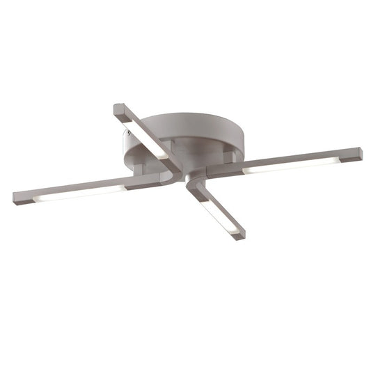 Plafón LED Gris Tetra 48 cm 20W 2000 lm 3000 K CristalRecord - vista principal | CristalRecord