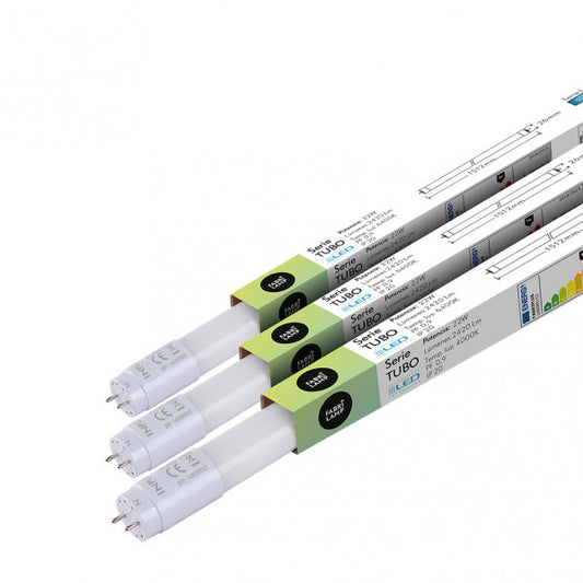 Tubo LED T8 Fabriplus 22W 150 cm Luz Fría Fabrilamp - vista principal | Fabrilamp / Abrila
