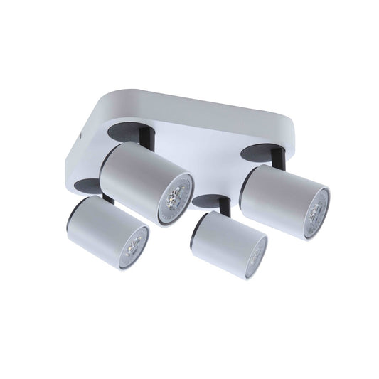 Regleta de Focos Orientables Veleta 4x GU10 Metal CristalRecord - vista principal | CristalRecord