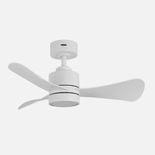 Ventilador Zepelin fabricado en Metal y ABS color Blanco