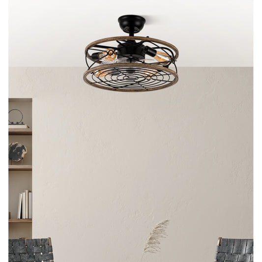 Ventilador de Techo Arcadia Negro / Marrón – vista 2 · Ref. 185694809